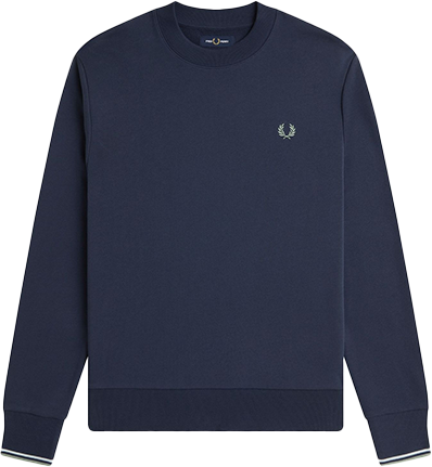 Fred Perry Fred Perry Crew Neck Sweatshirt Blauw