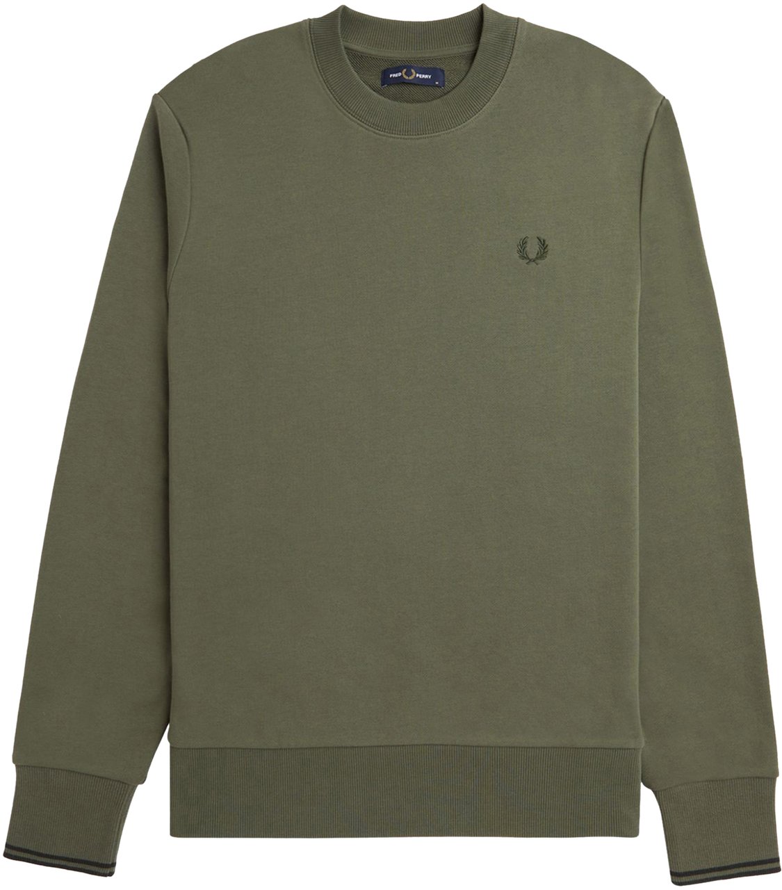Fred Perry Fred Perry Crew Neck Sweatshirt Groen
