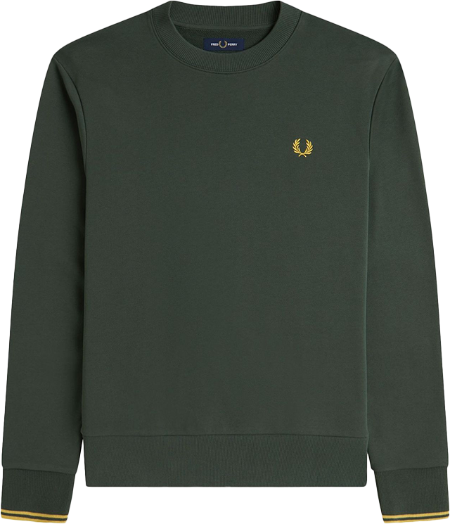 Fred Perry Fred Perry Crew Neck Sweatshirt Groen