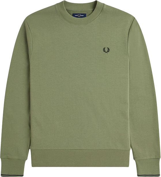 Fred Perry Fred Perry Crew Neck Sweatshirt Groen