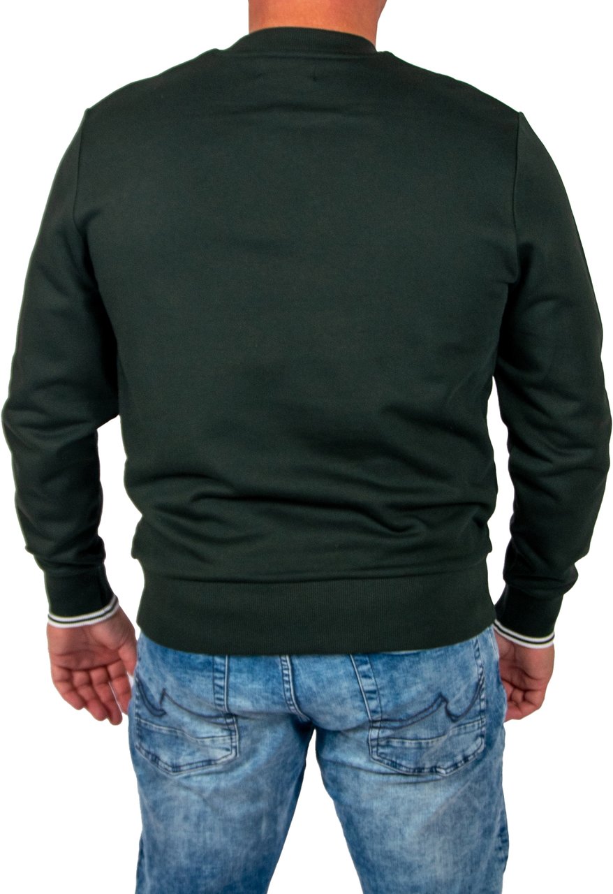 Fred Perry Fred Perry Crew Neck Sweatshirt Groen
