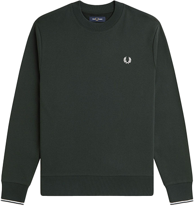Fred Perry Fred Perry Crew Neck Sweatshirt Groen