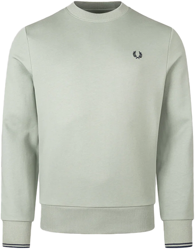 Fred Perry Fred Perry Crew Neck Sweatshirt Groen