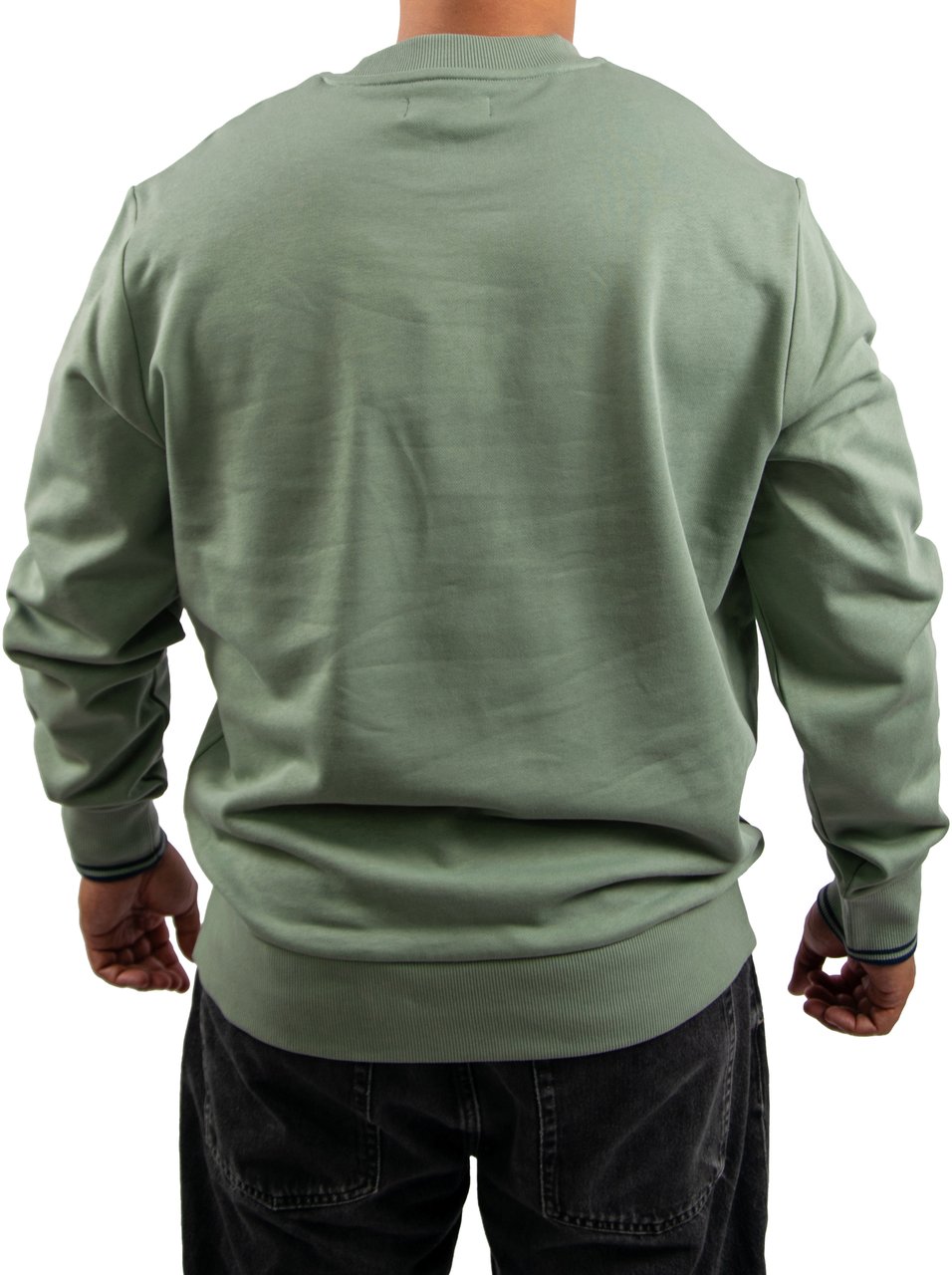 Fred Perry Fred Perry Crew Neck Sweatshirt Groen