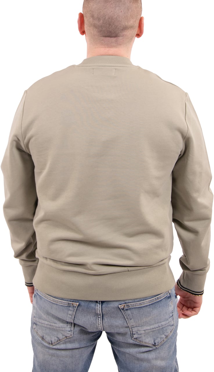 Fred Perry Fred Perry Crew Neck Sweatshirt Groen