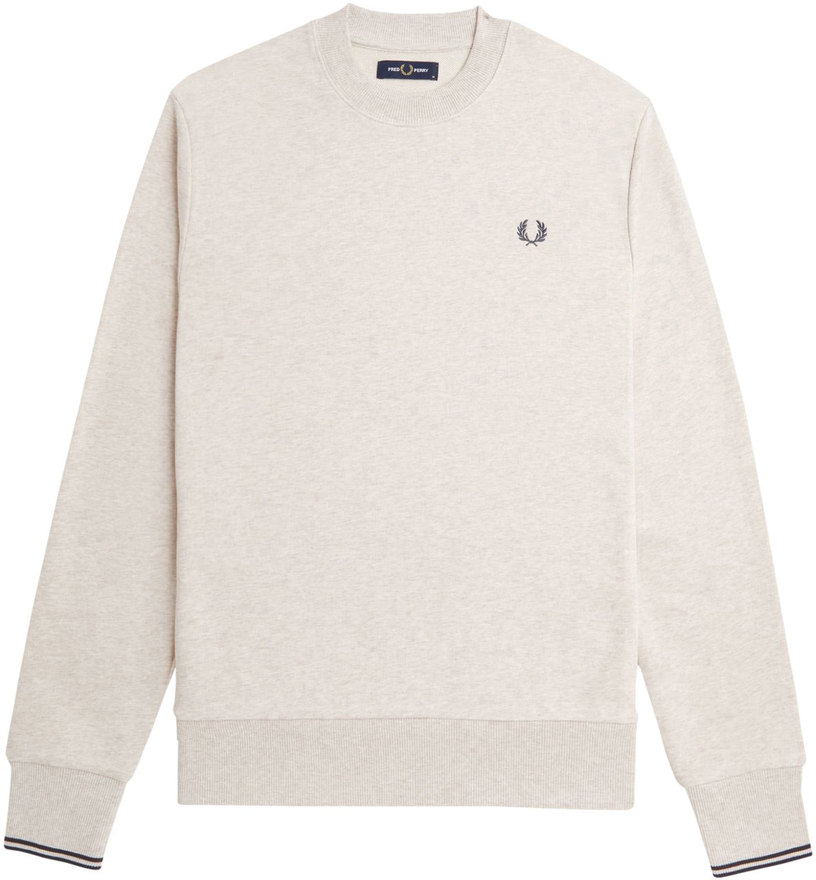 Fred Perry Fred Perry Crew Neck Sweatshirt Beige