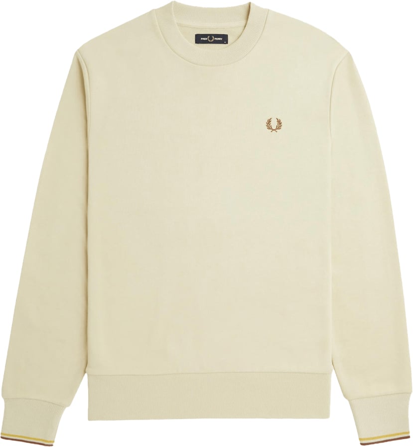 Fred Perry Fred Perry Crew Neck Sweatshirt Beige