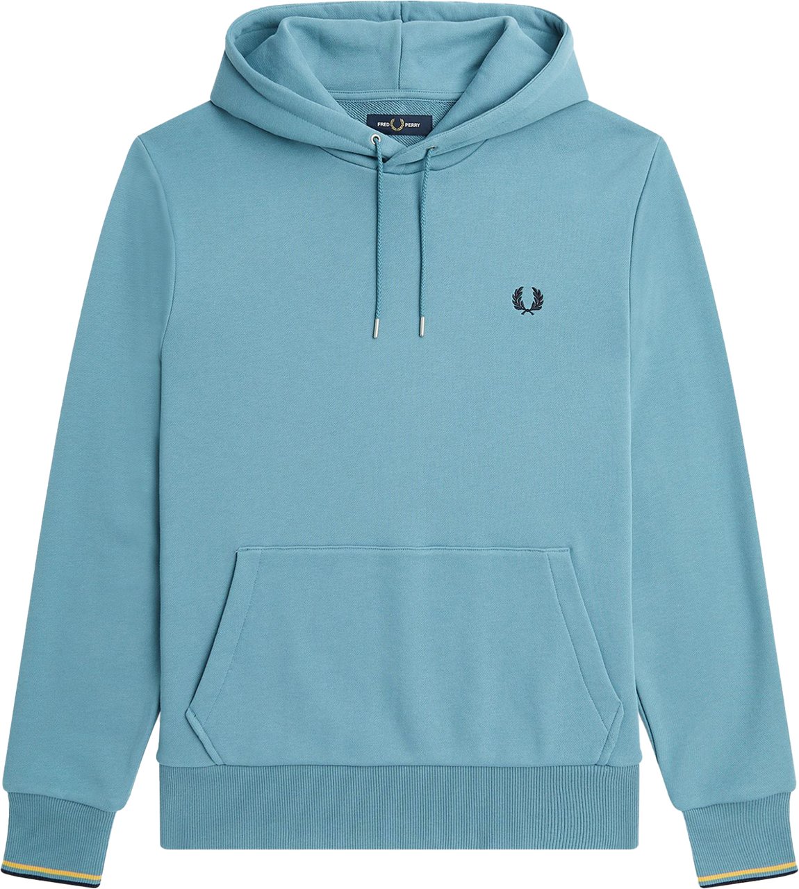 Fred Perry Fred Perry Tipped Hooded Sweatshirt Blauw