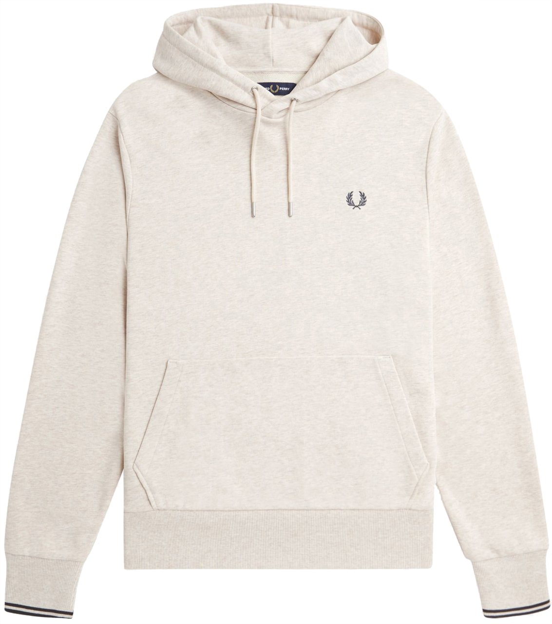 Fred Perry Fred Perry Tipped Hooded Sweatshirt Beige