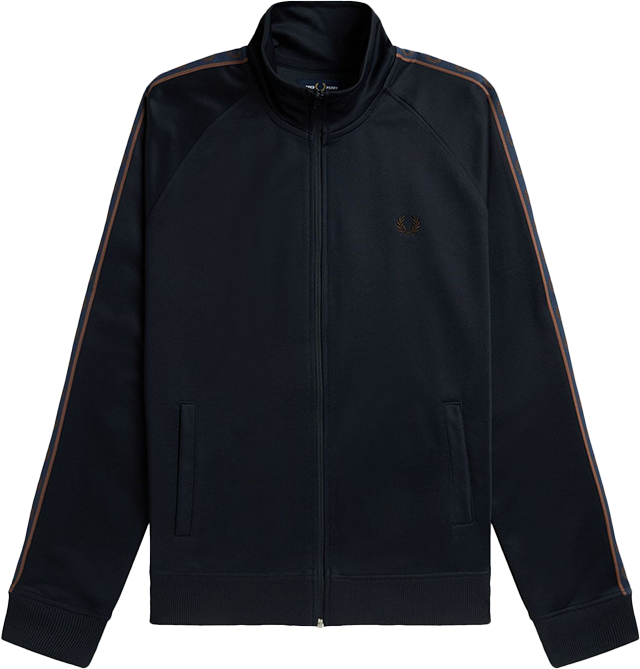 Fred Perry Fred Perry Contrast Tape Track Jacket Blauw