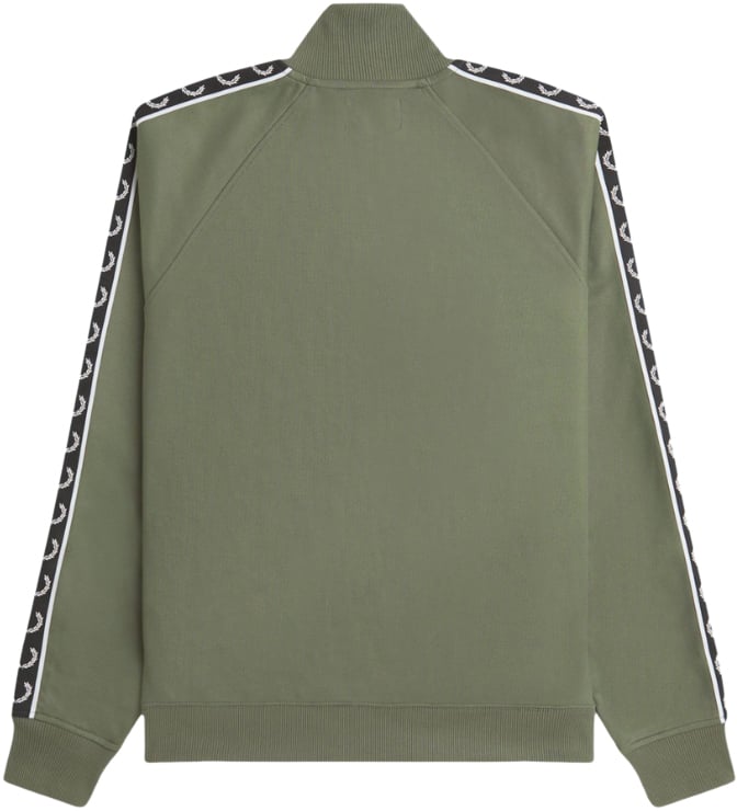 Fred Perry Fred Perry Taped Track Jacket Groen