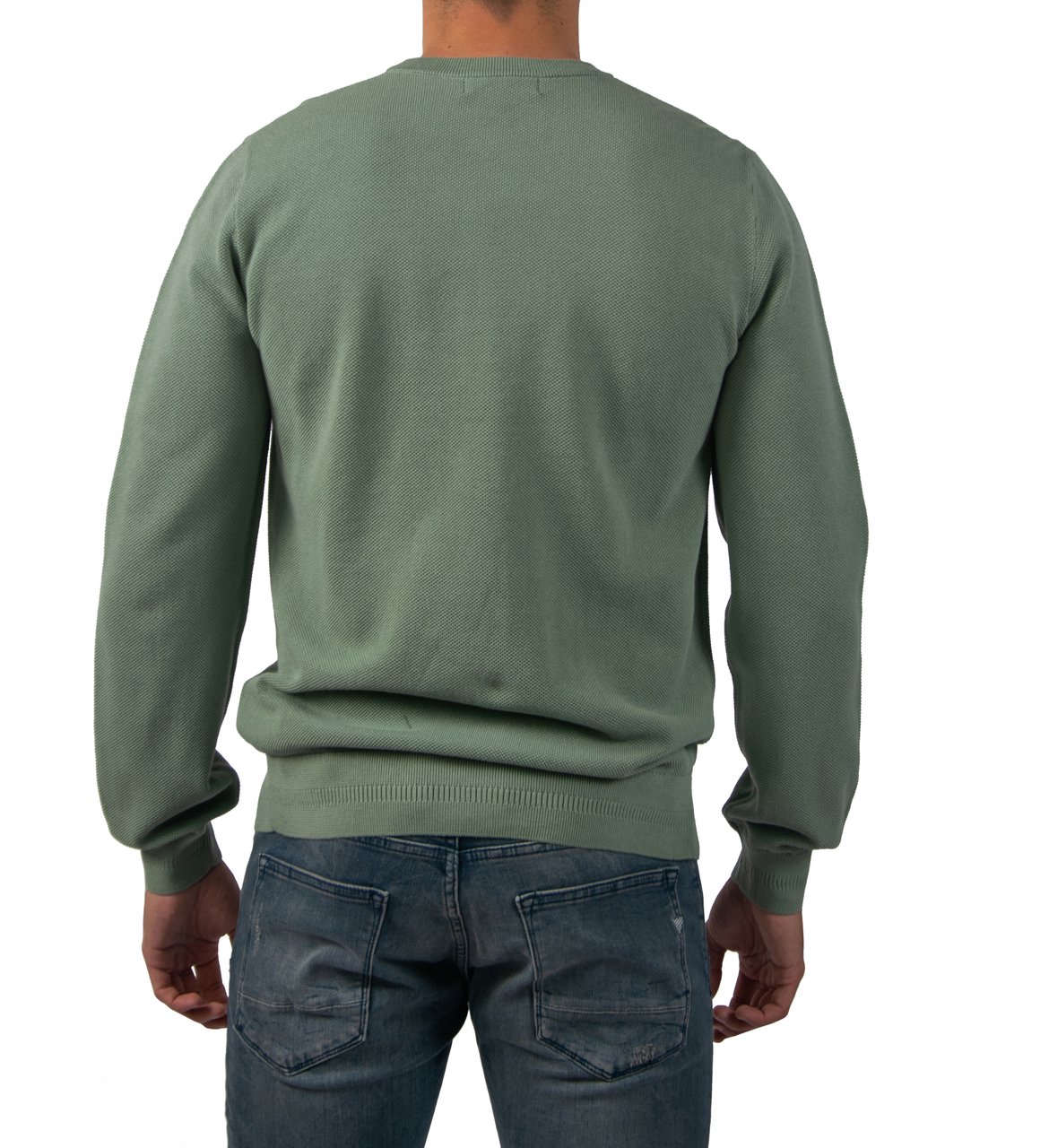 Fred Perry Fred Perry Pique Stitch Jumper Groen