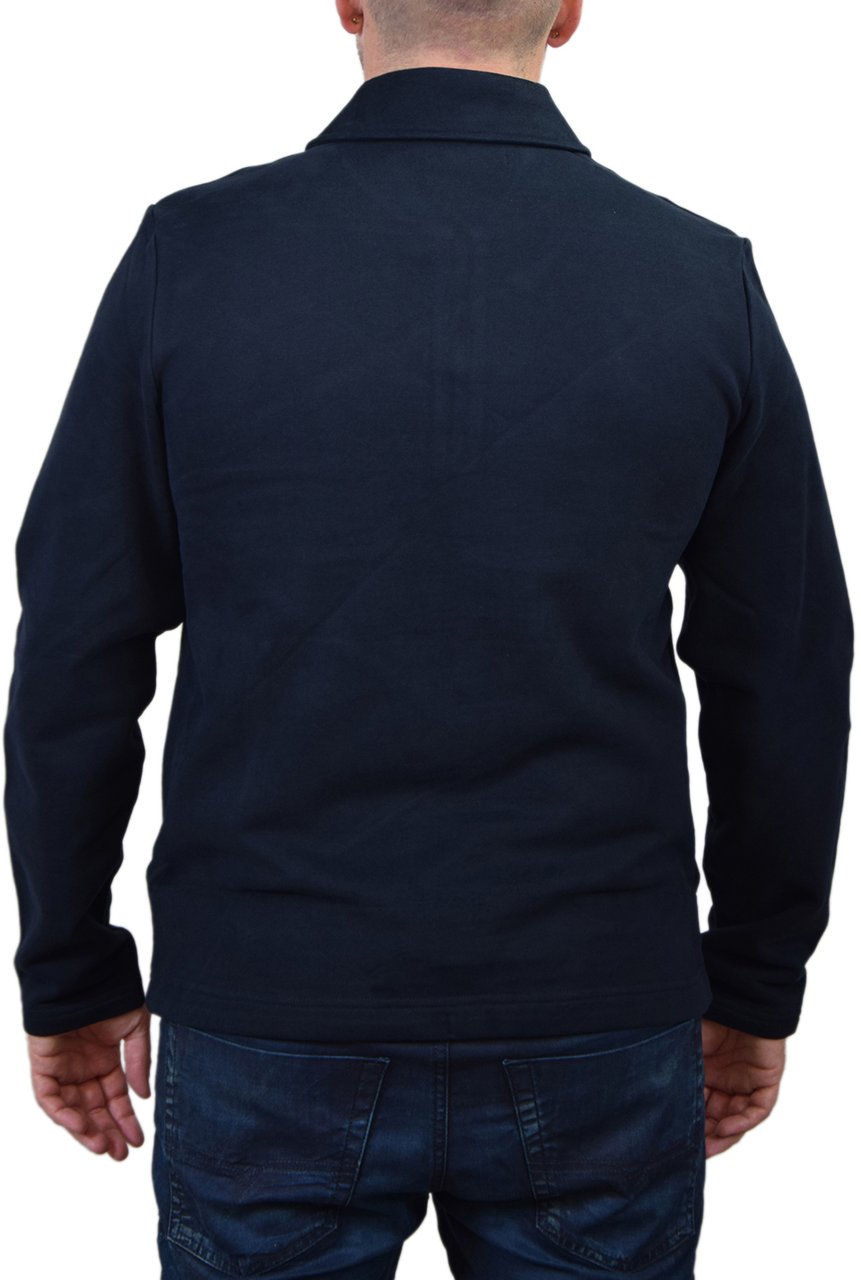 Fred Perry Fred Perry Half Zip Smock Sweatshirt Blauw
