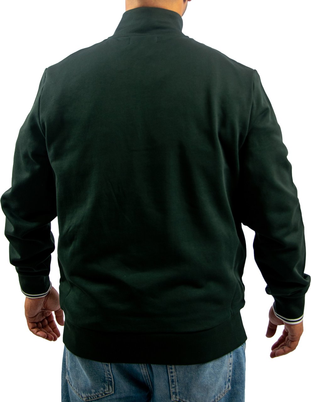 Fred Perry Fred Perry Half Zip Sweatshirt Groen