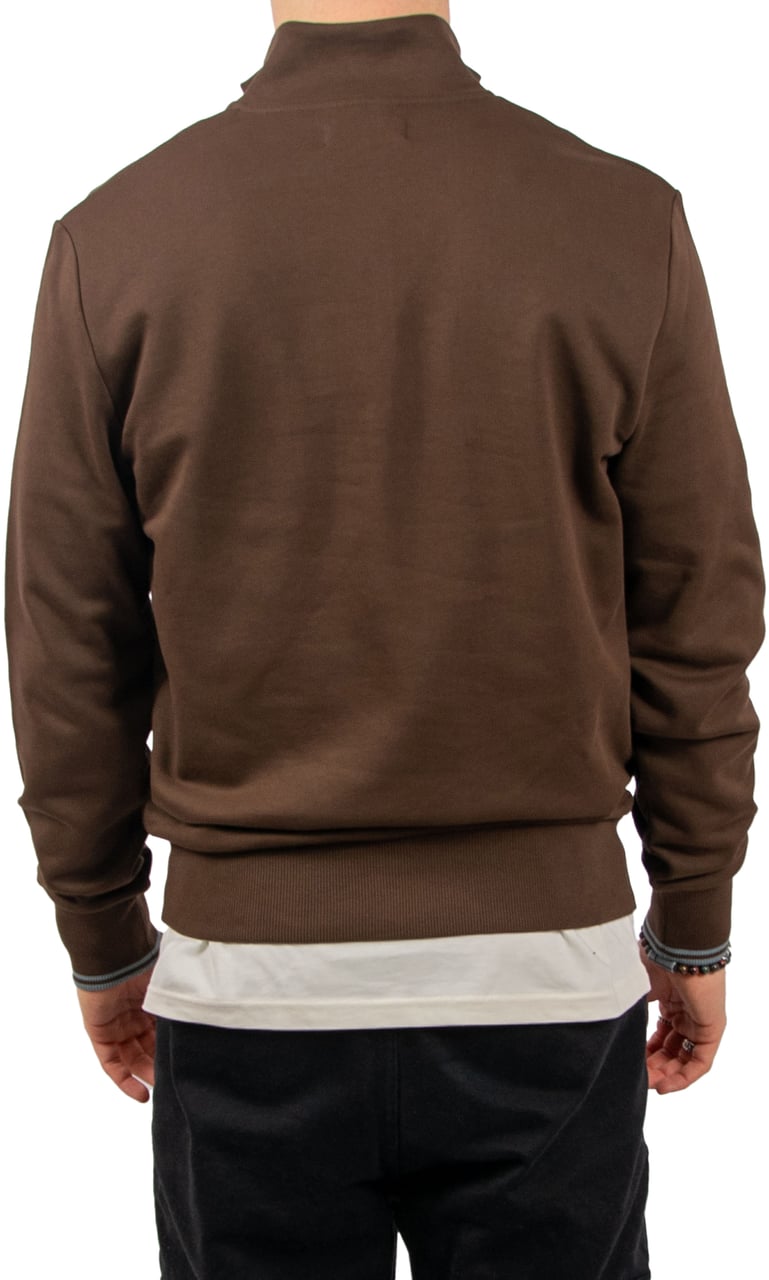 Fred Perry Fred Perry Half Zip Sweatshirt Bruin