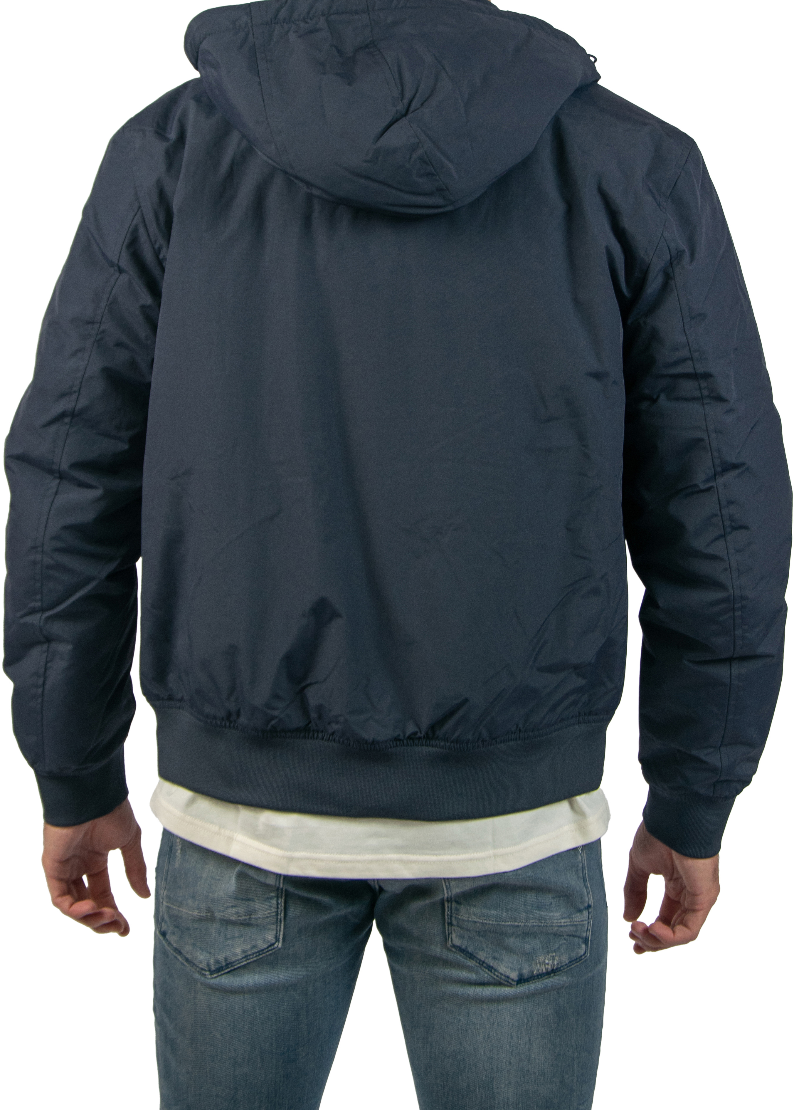 Fred Perry Fred Perry Hooded Brentham Jacket Blauw