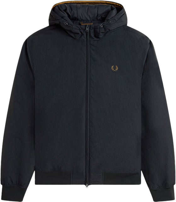 Fred Perry Fred Perry Hooded Brentham Jacket Blauw