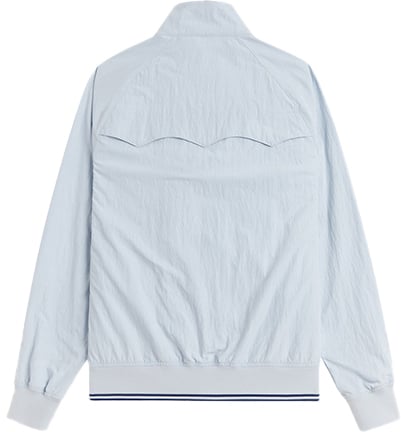 Fred Perry Fred Perry Crinkle Harrington Jacket Blauw