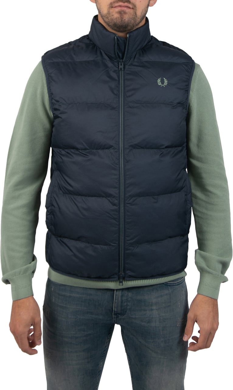 Fred Perry Fred Perry Insulated Gilet Blauw