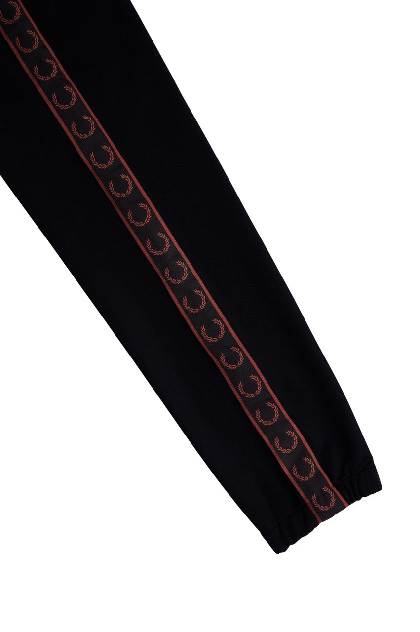 Fred Perry Fred Perry Contrast Tape Trackpant Zwart