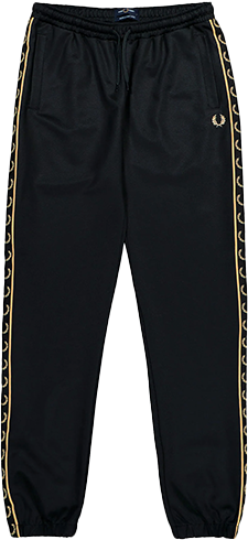 Fred Perry Fred Perry Contrast Tape Track Pant Zwart