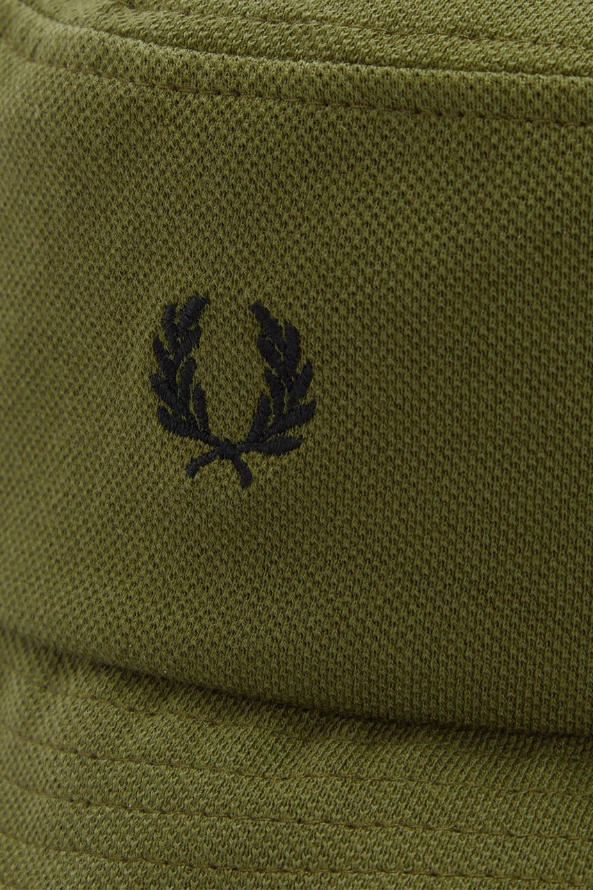 Fred Perry Fred Perry Pique Bucket Hat Groen