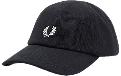 Fred Perry Pique Classic Cap Zwart