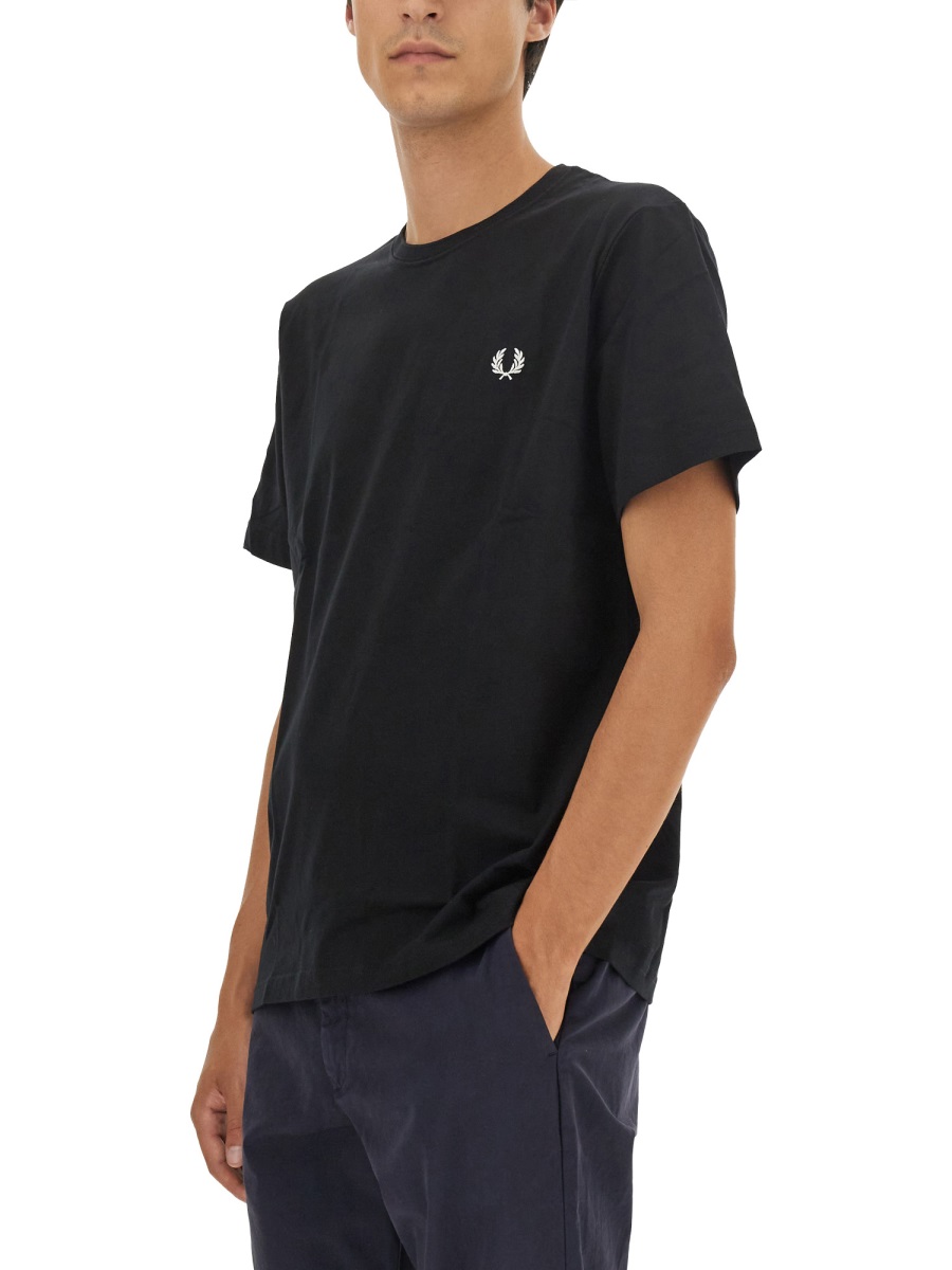 Fred Perry T-SHIRT WITH LOGO Zwart