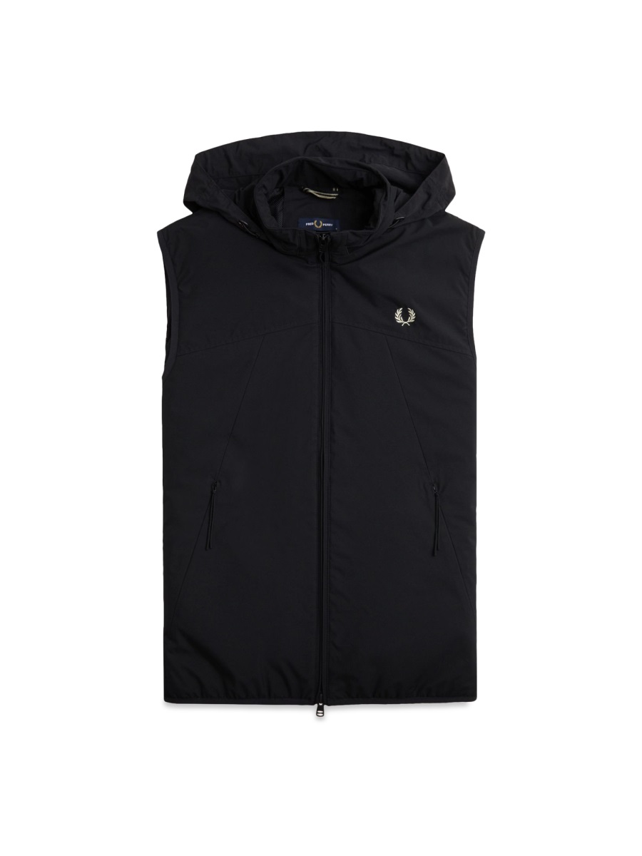 Fred Perry VESTS WITH LOGO Zwart