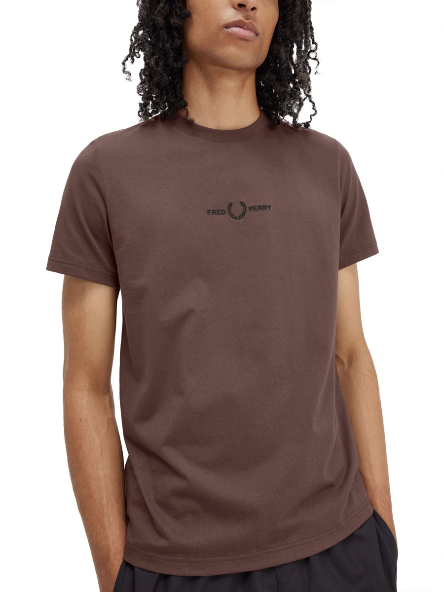 Fred Perry T-SHIRT WITH LOGO Bruin