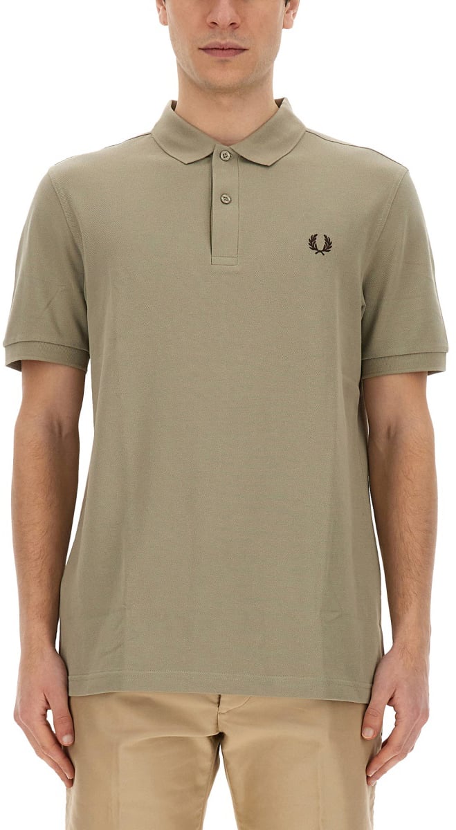 Fred Perry POLO WITH LOGO Beige