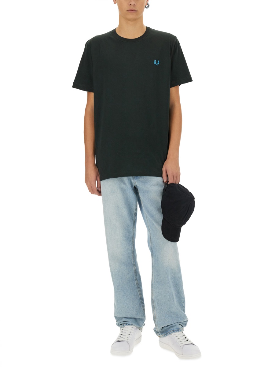 Fred Perry T-SHIRT WITH LOGO Groen