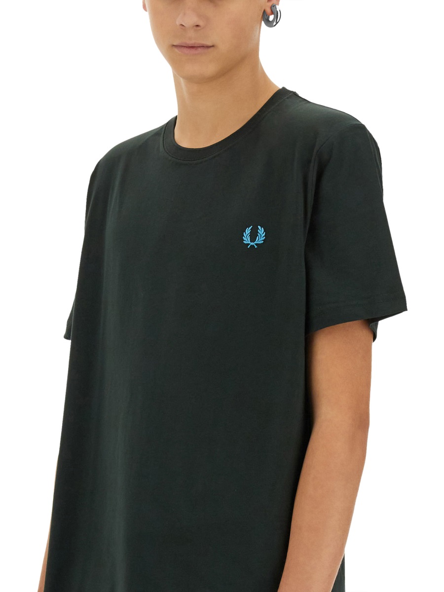 Fred Perry T-SHIRT WITH LOGO Groen