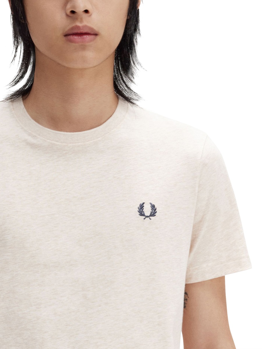 Fred Perry T-SHIRT WITH LOGO Beige