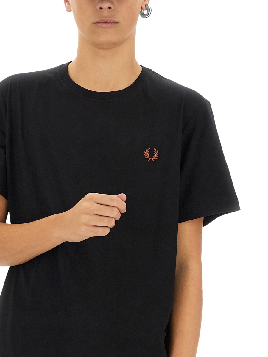 Fred Perry T-SHIRT WITH LOGO Zwart