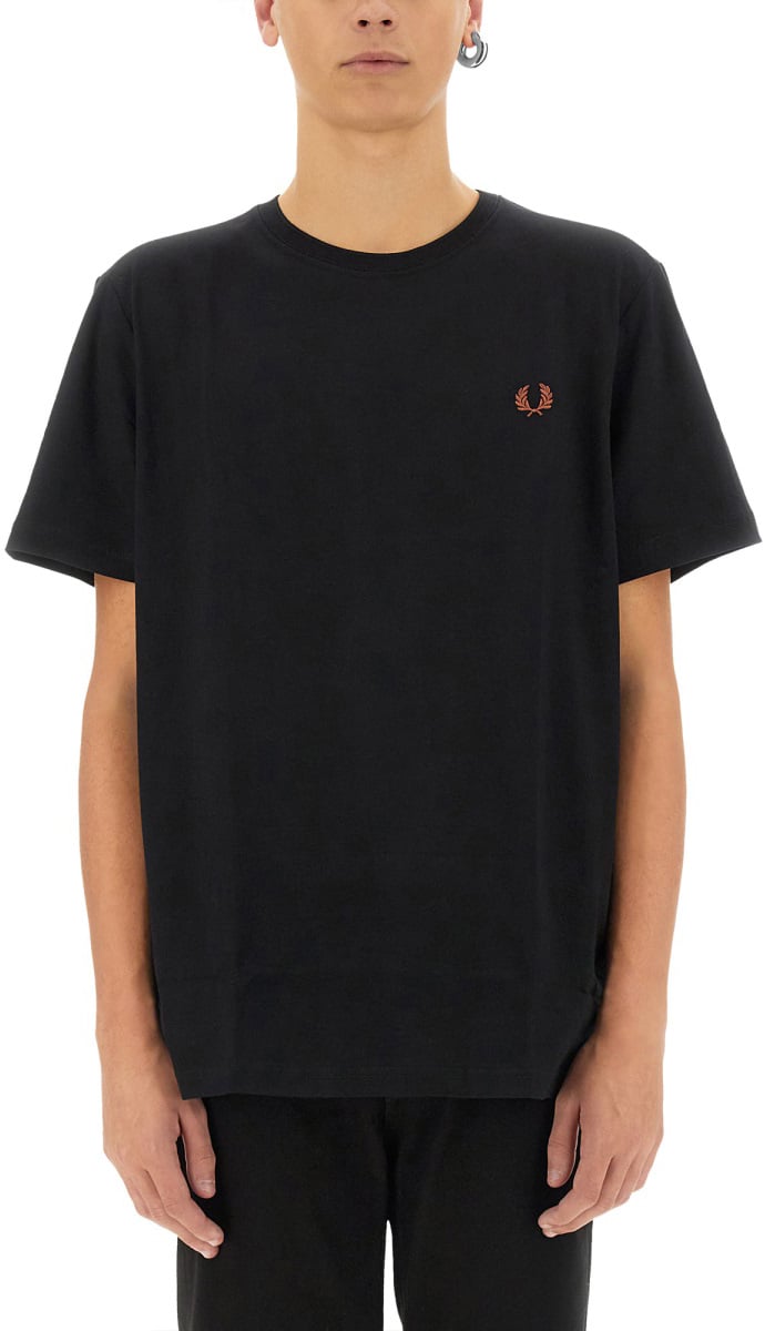 Fred Perry T-SHIRT WITH LOGO Zwart