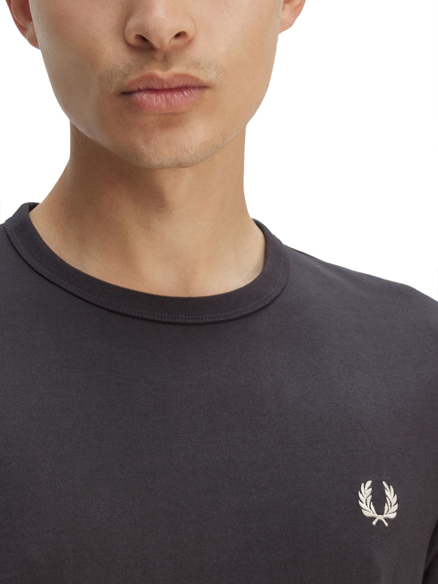Fred Perry "RINGER" T-SHIRT Grijs