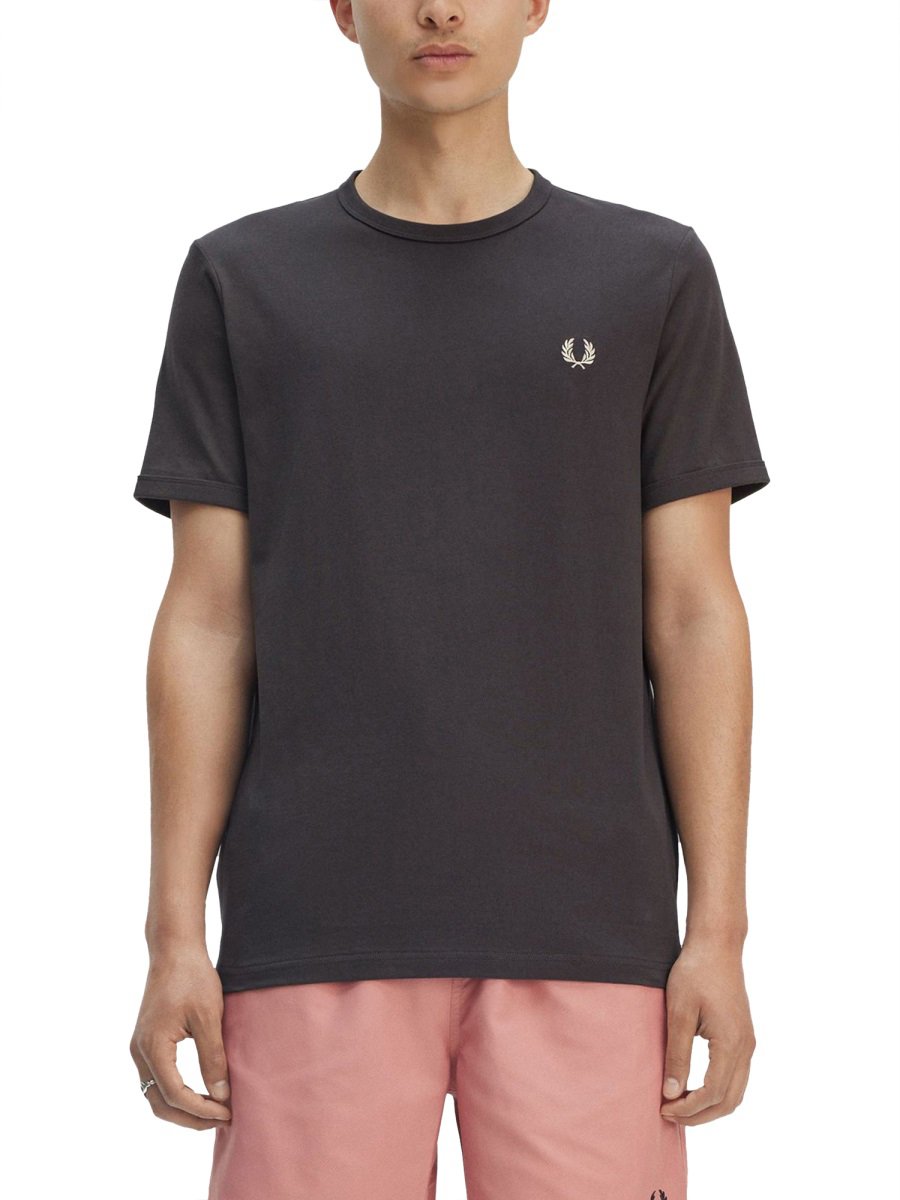 Fred Perry "RINGER" T-SHIRT Grijs