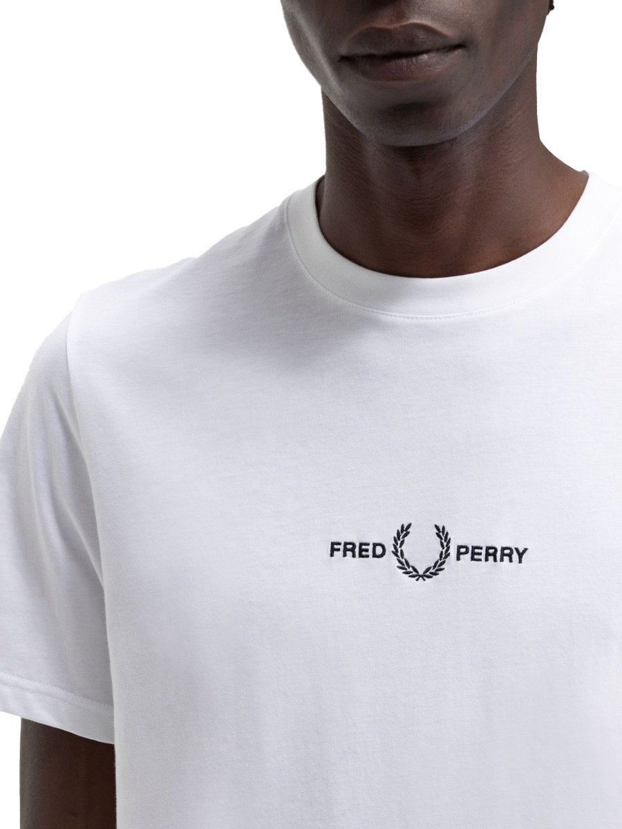 Fred Perry T-SHIRT WITH LOGO EMBROIDERY Wit