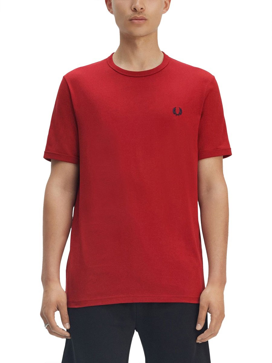 Fred Perry "RINGER" T-SHIRT Rood