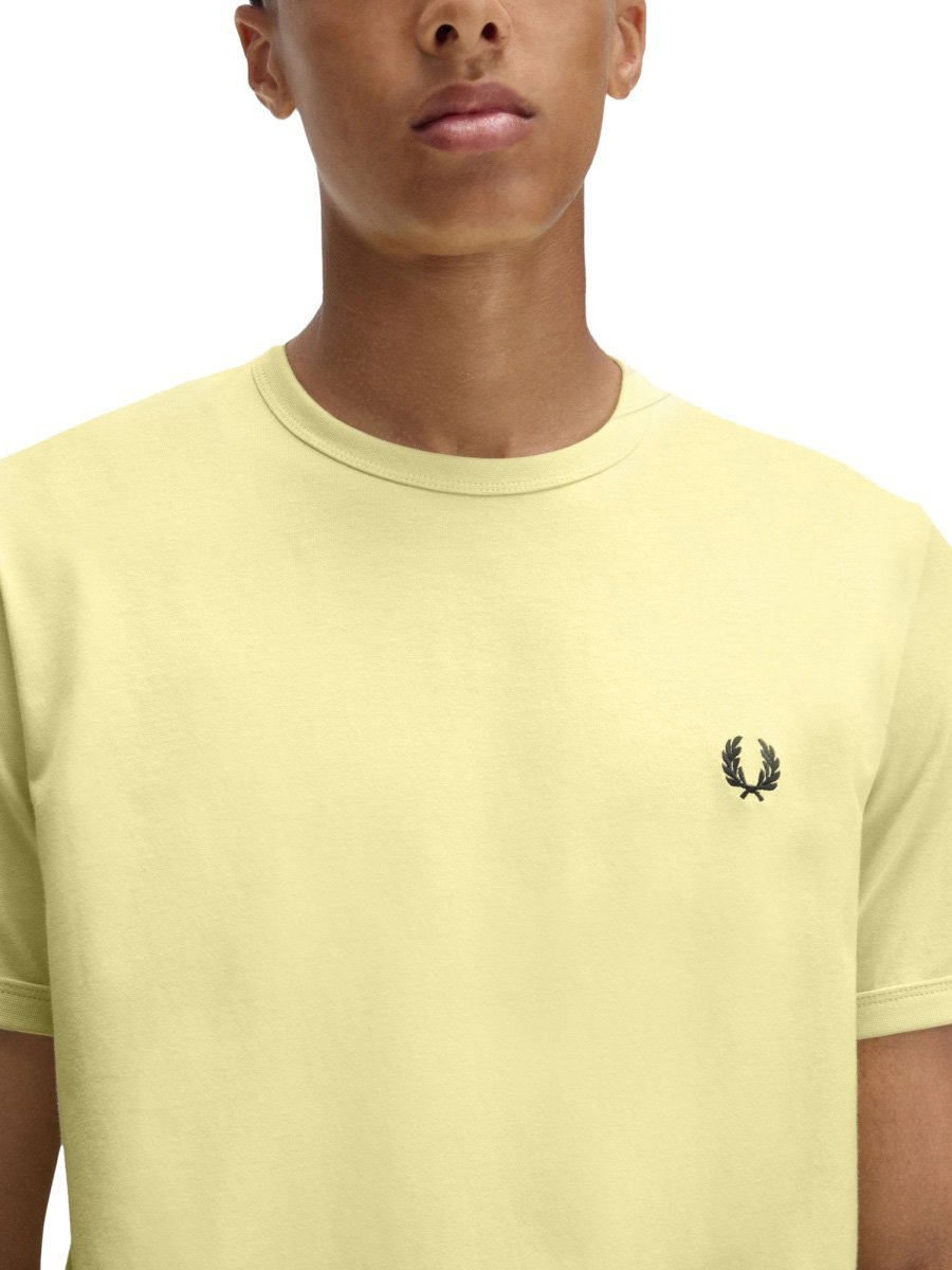 Fred Perry T-SHIRT RINGER Geel