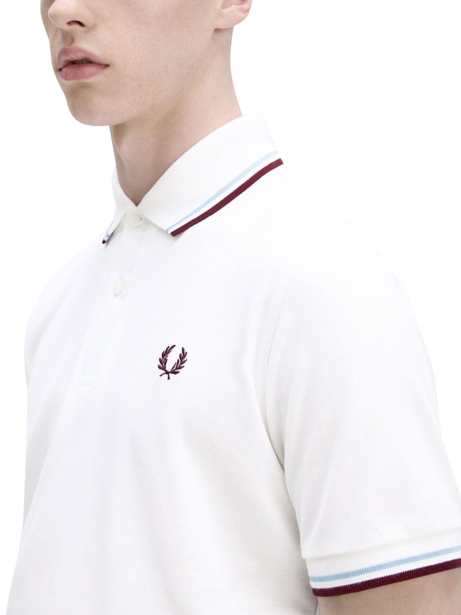 Fred Perry "FRED PERRY M12" POLO SHIRT Wit