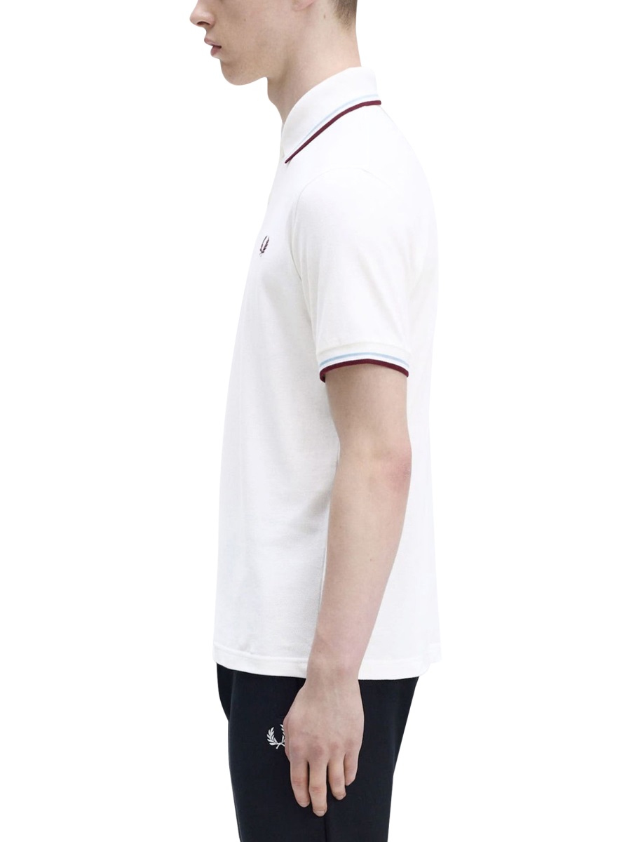 Fred Perry "FRED PERRY M12" POLO SHIRT Wit