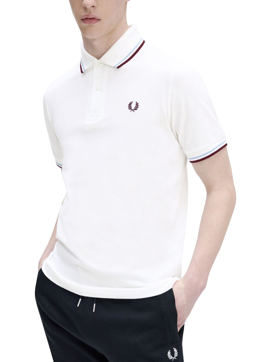 Fred Perry "FRED PERRY M12" POLO SHIRT Wit