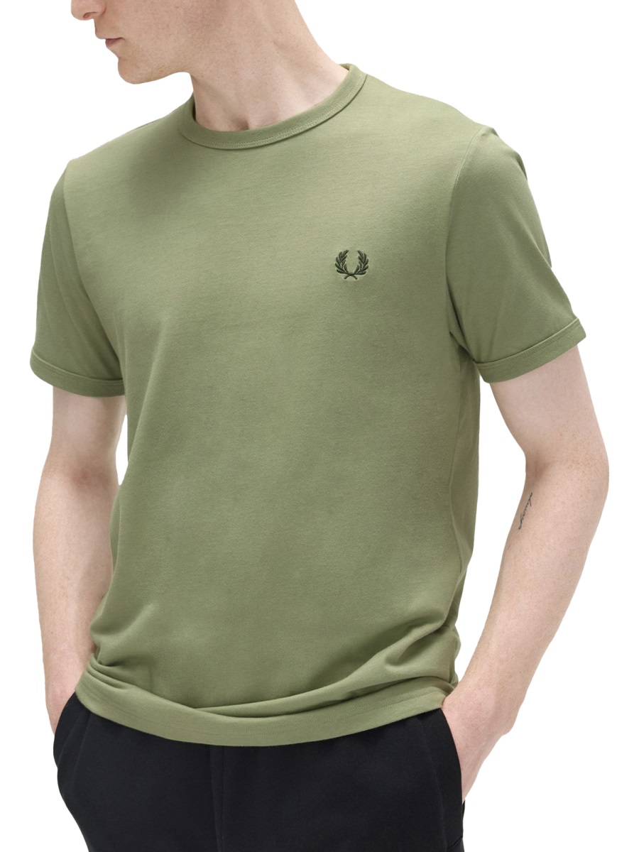 Fred Perry T-SHIRT RINGER Groen