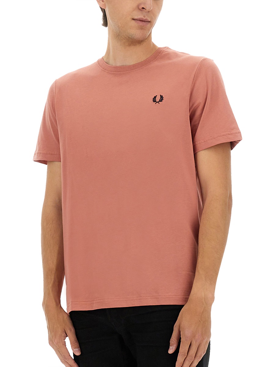 Fred Perry COTTON T-SHIRT Roze