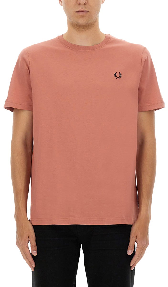 Fred Perry COTTON T-SHIRT Roze