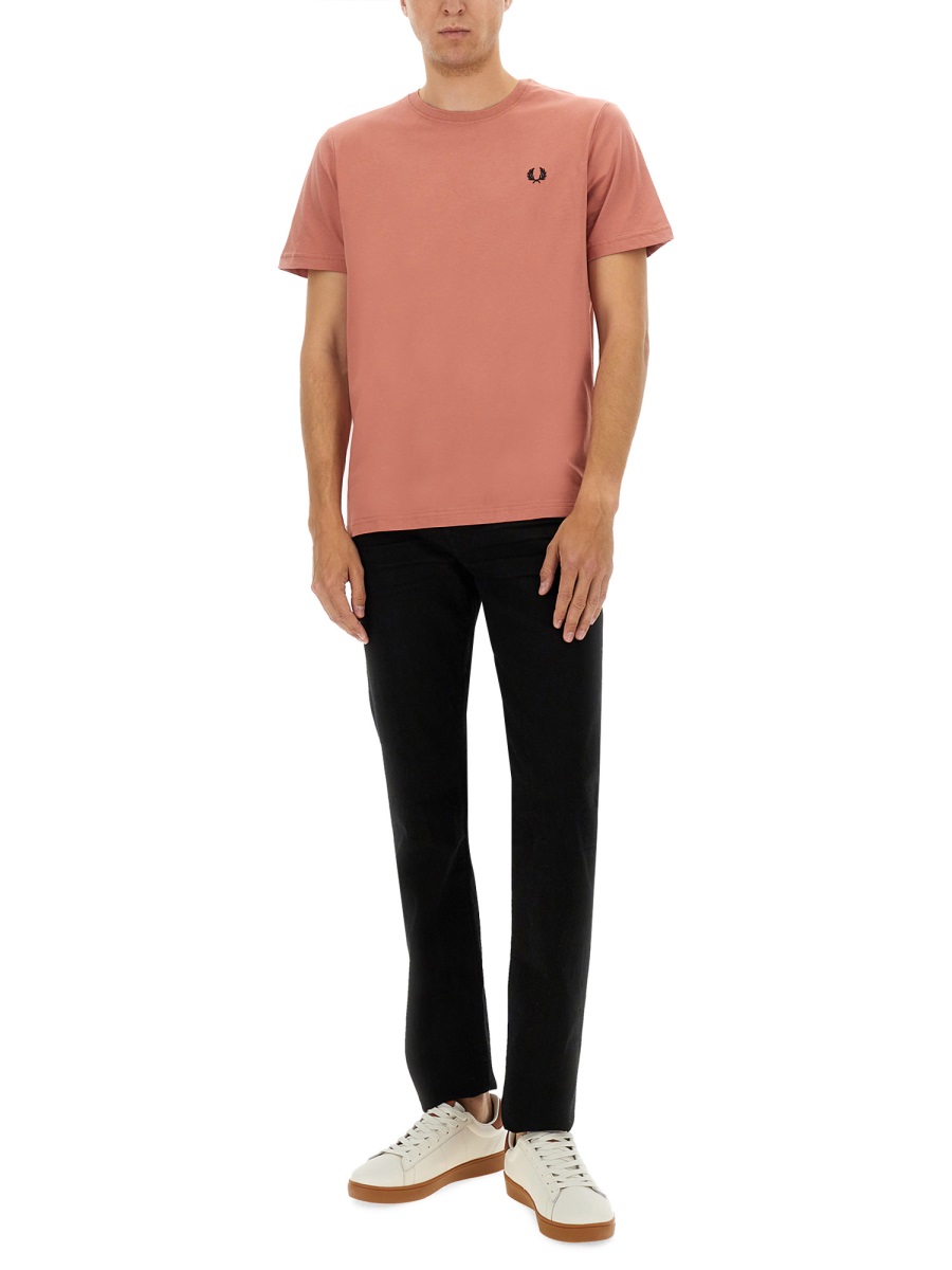 Fred Perry COTTON T-SHIRT Roze