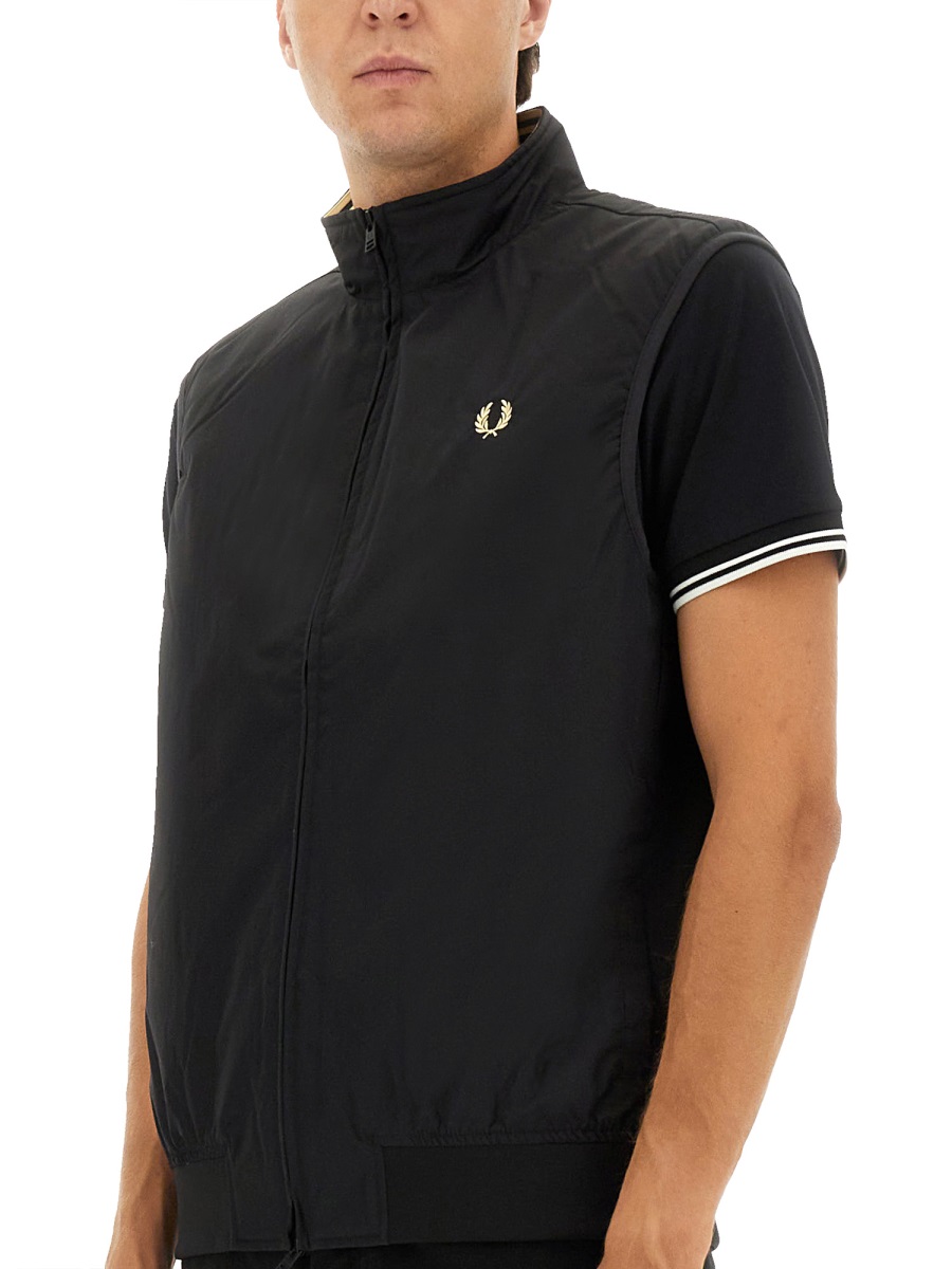 Fred Perry "BRENTHAM" VEST Zwart