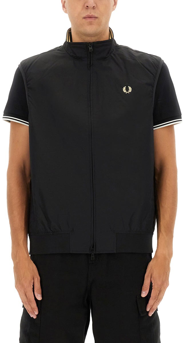 Fred Perry "BRENTHAM" VEST Zwart